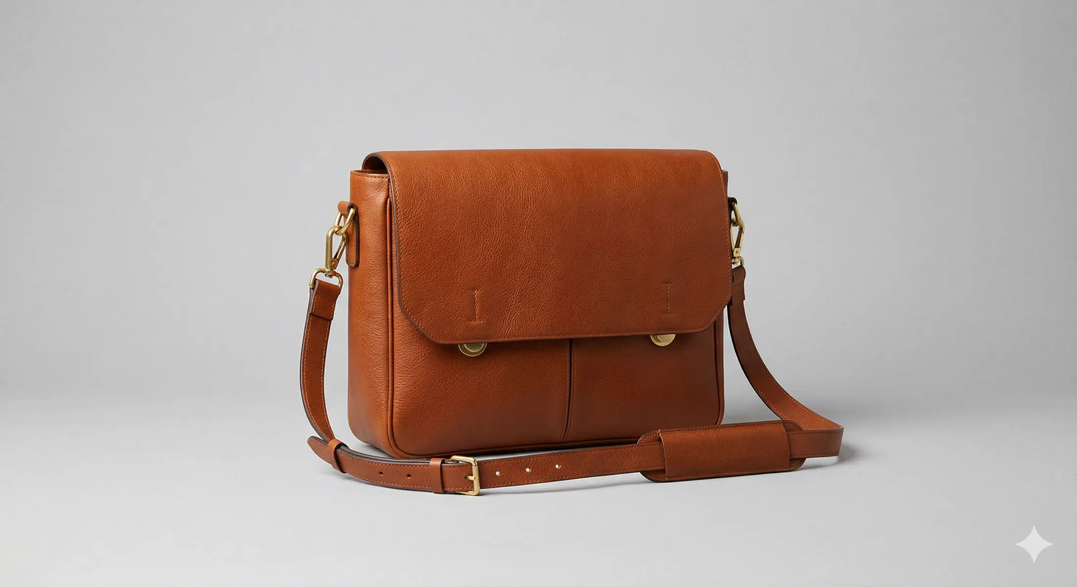 Leather Messenger Bag